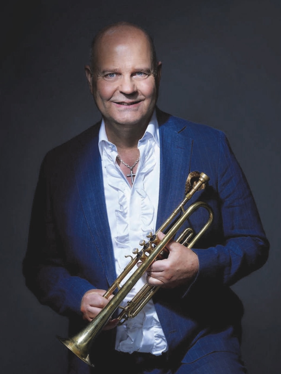 Magnus Johansson with trumpet